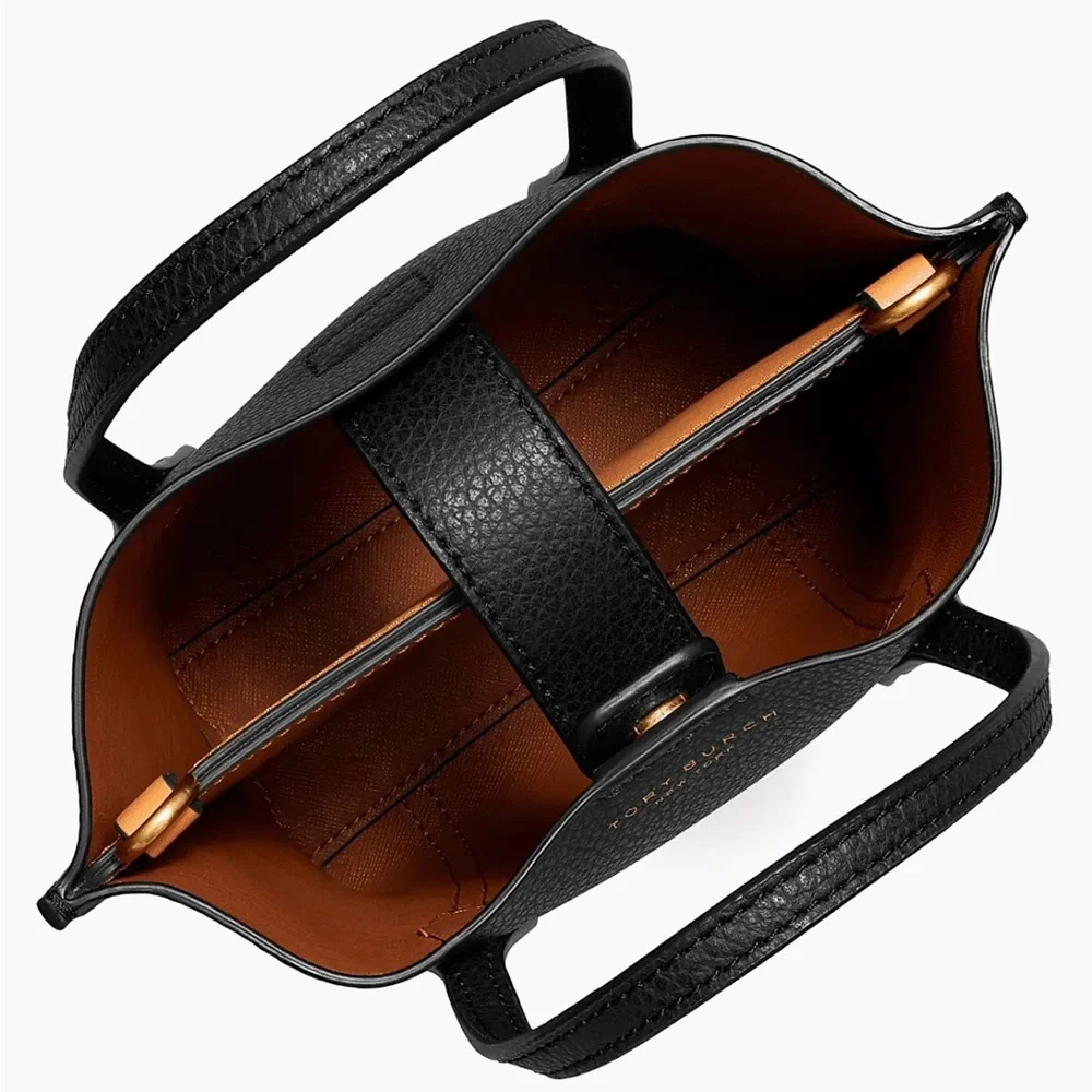 Tory Burch Mini Perry Leather Tote Bag - Picture 16 of 16